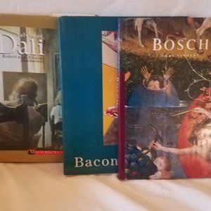 Art Books - Dali, Bacon, Bosch